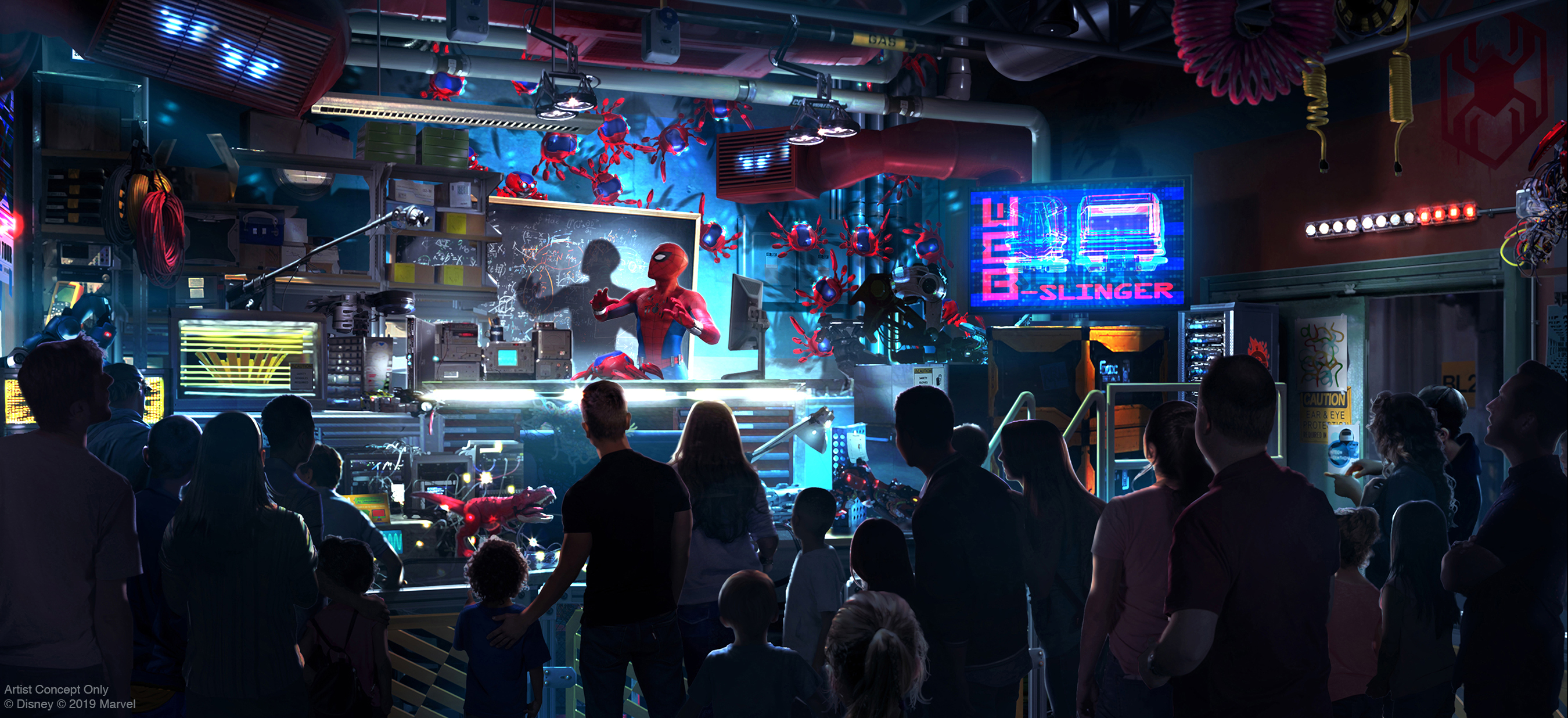 Avengers Campus Spider-Man Attraction