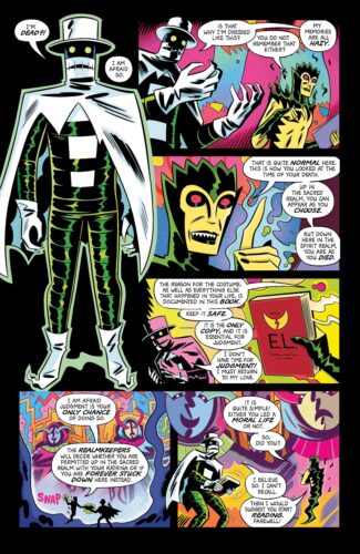Post-modern riff on the Phantom of the Opera