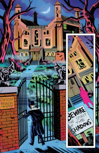 Post-modern riff on the Phantom of the Opera