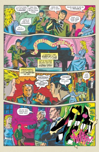 Post-modern riff on the Phantom of the Opera