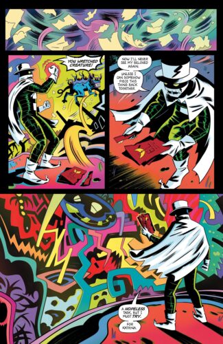 Post-modern riff on the Phantom of the Opera
