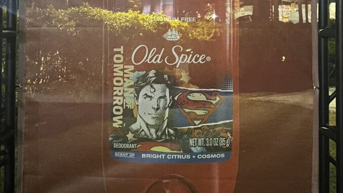 old spice banner Smell like Superman