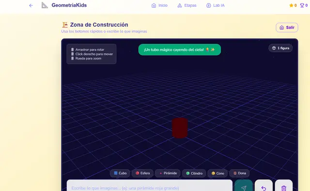 Captura 2 del proyecto GeometriaKids - App Educativa de Geometria