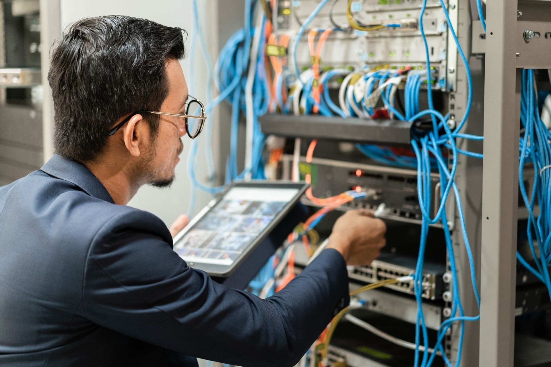 What security features are typically included in an ONT to protect the network from cyber threats?