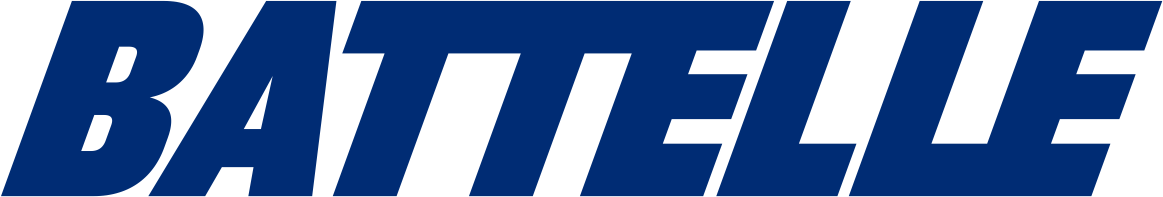 Battelle logo in blue capital letters on a white background