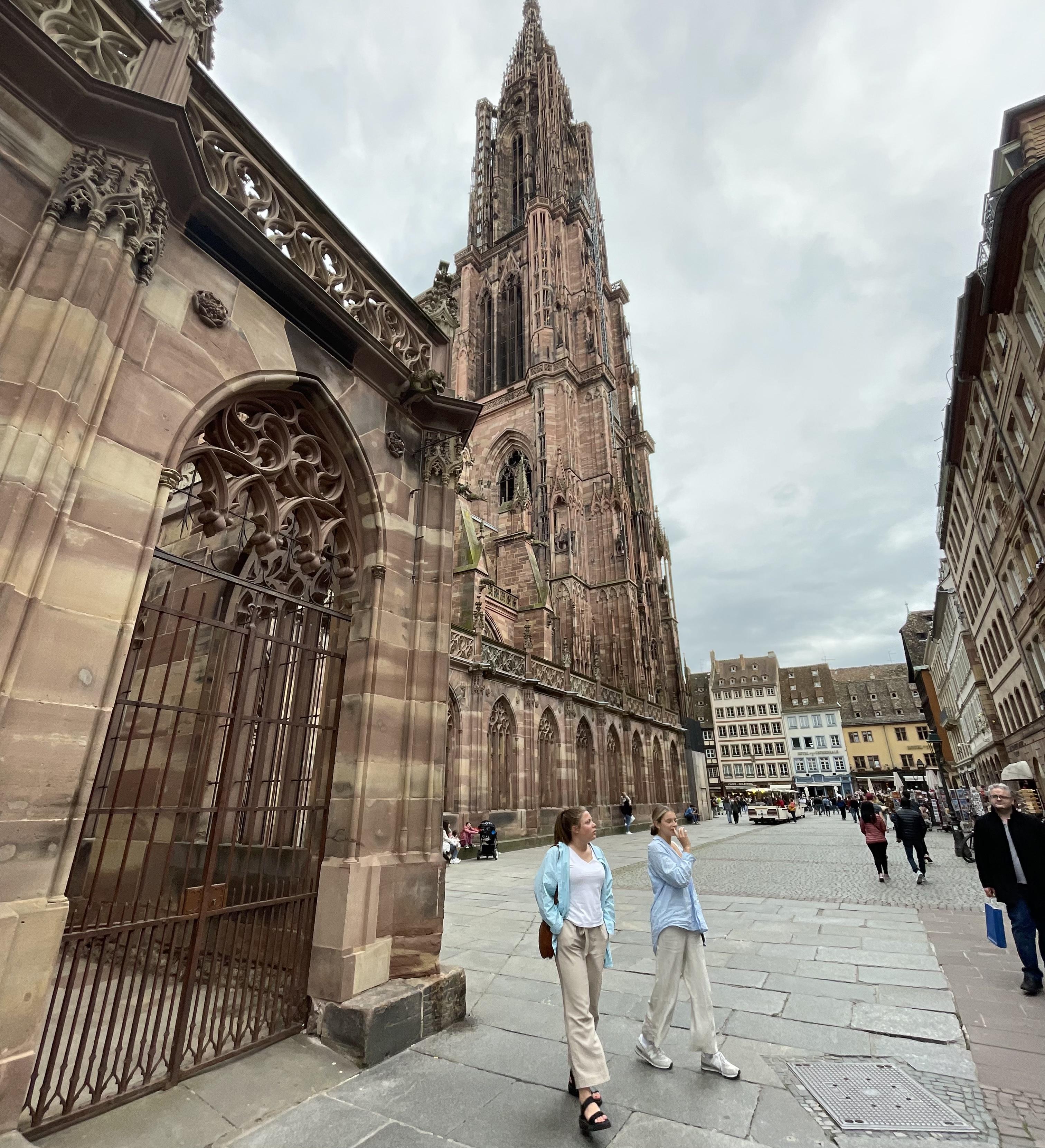 Pictured: Near the Strasbourg City Center