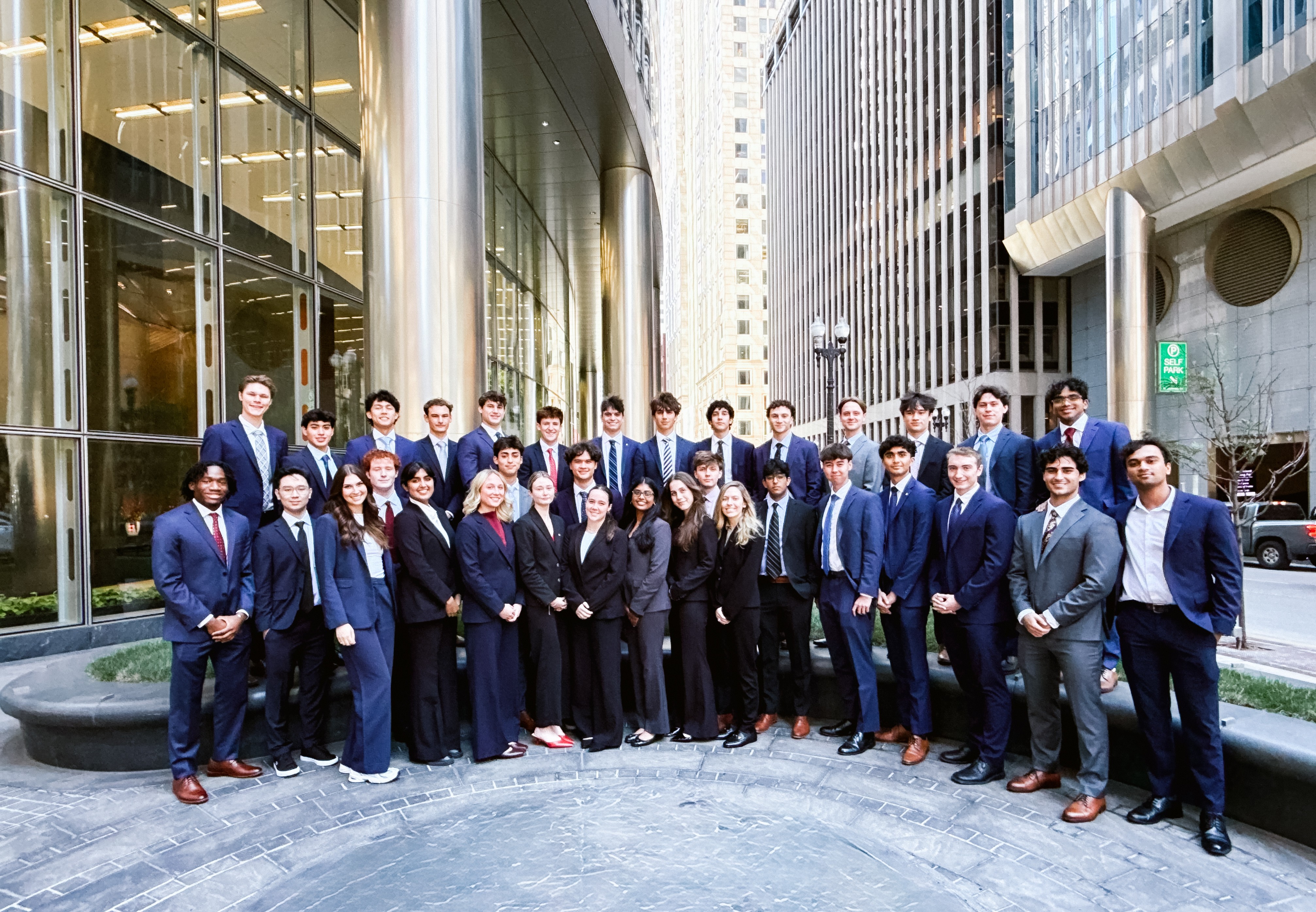 Group of Students posted together