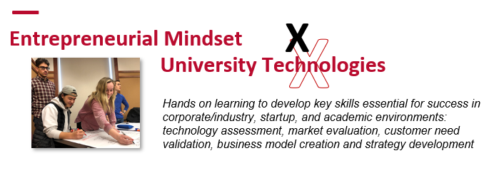 Students working, entrepreneurial mindset about hands on learning, tech assessment, customer need validation, business model creation