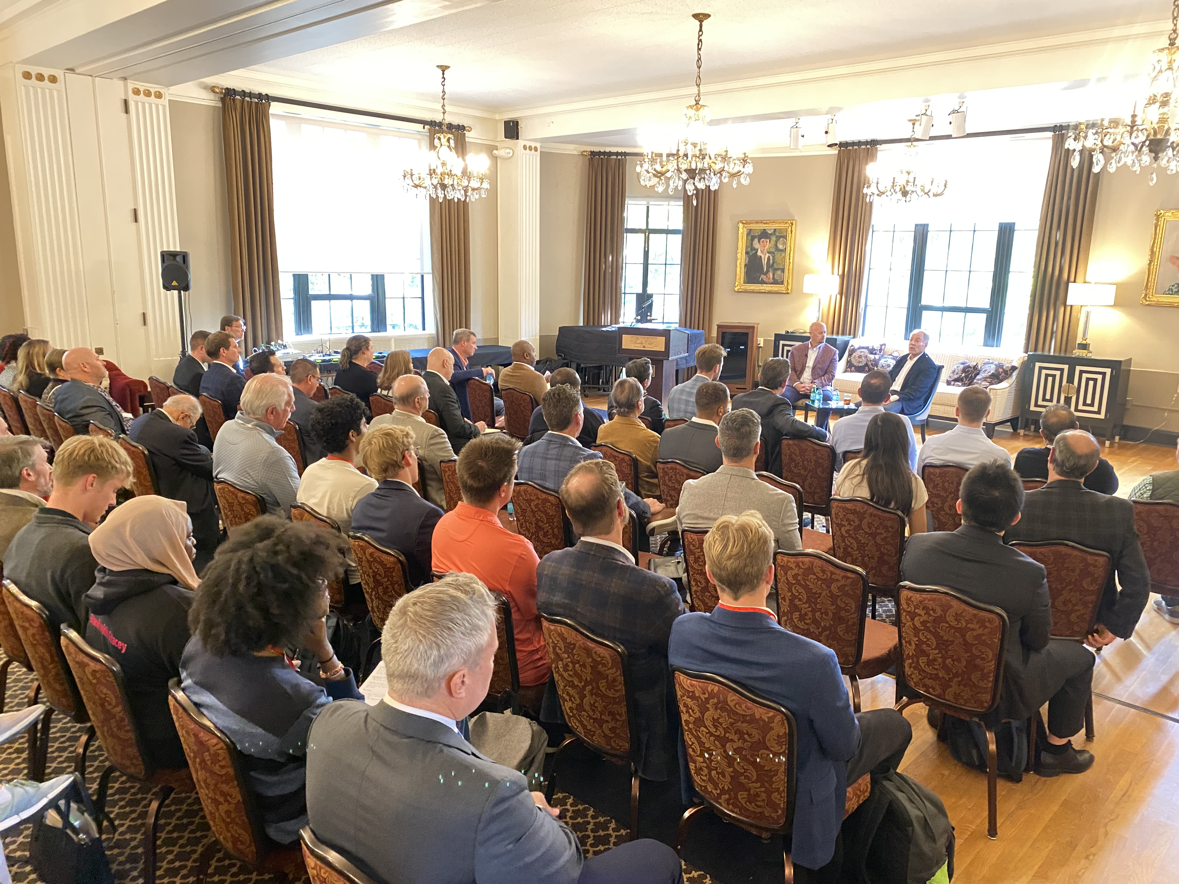 Image from Fireside Chat of crowd