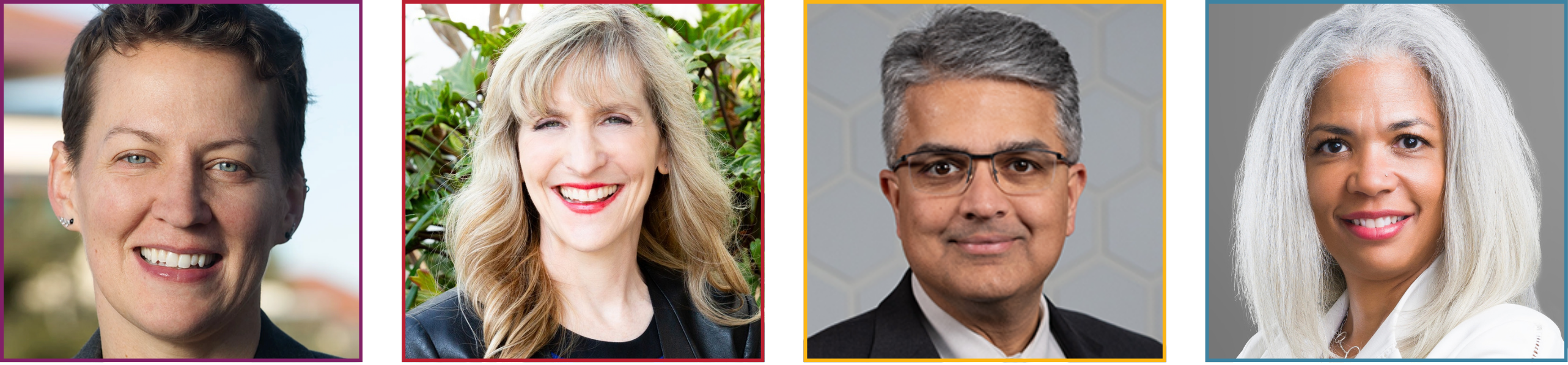 Headshots of keynote speakers