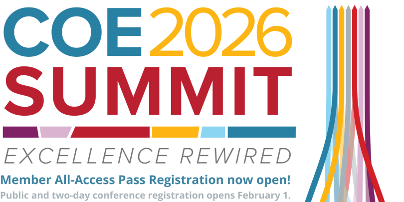 COE Summit 2026: Excellence Rewired - Member registration now open!