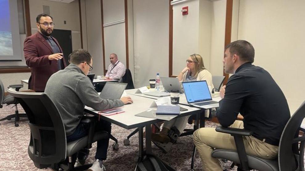Vince Castillo teaching AI Fluency Masterclass for Supply Chain participants