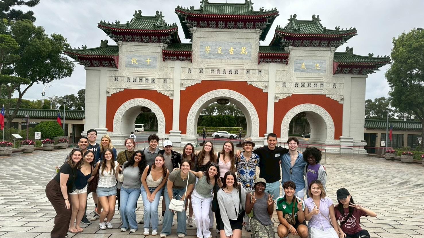 Group of students in Taiwan