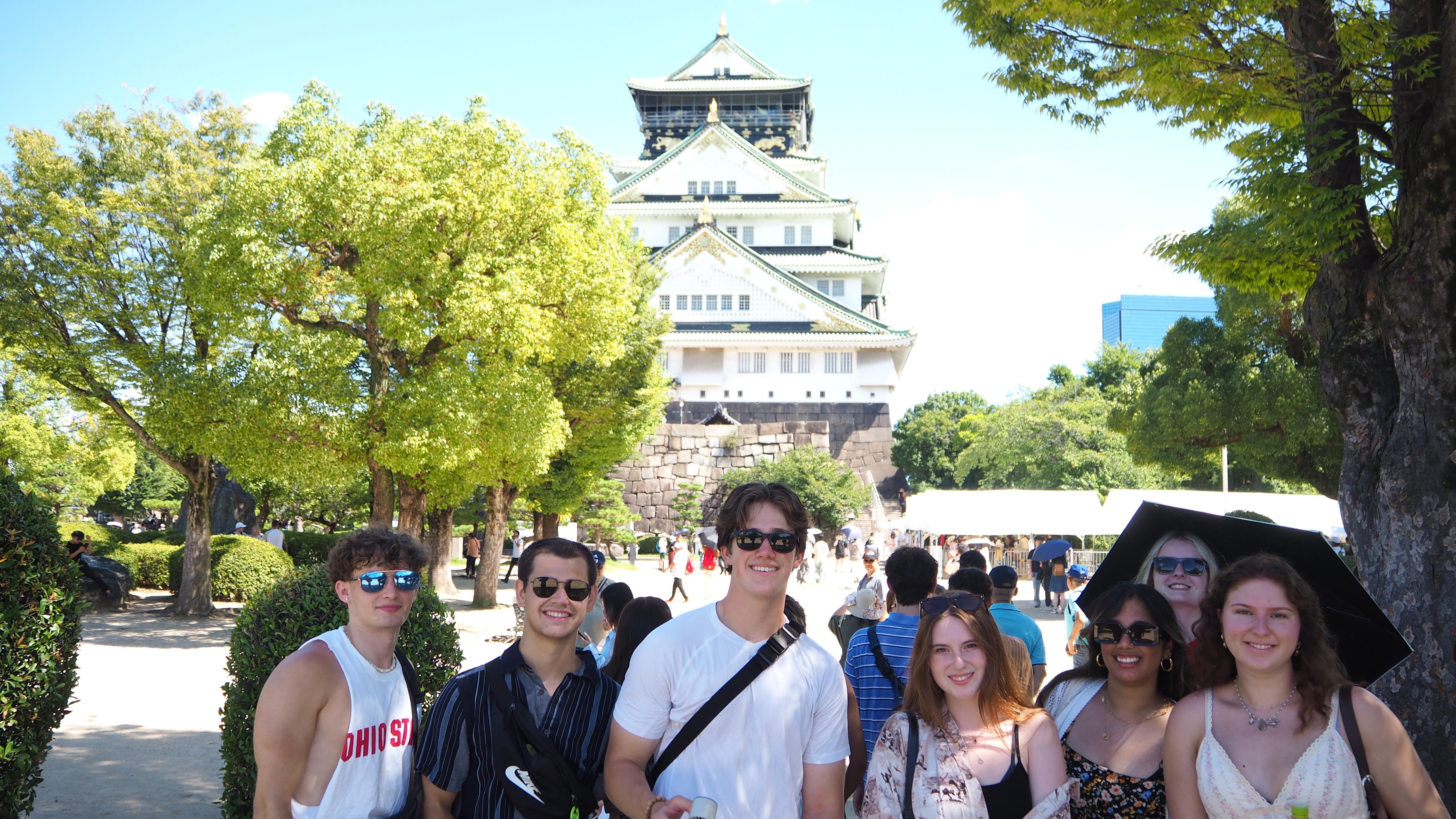 Group of Ohio State students in Japan