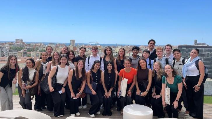 OSU students in Barcelona, Spain
