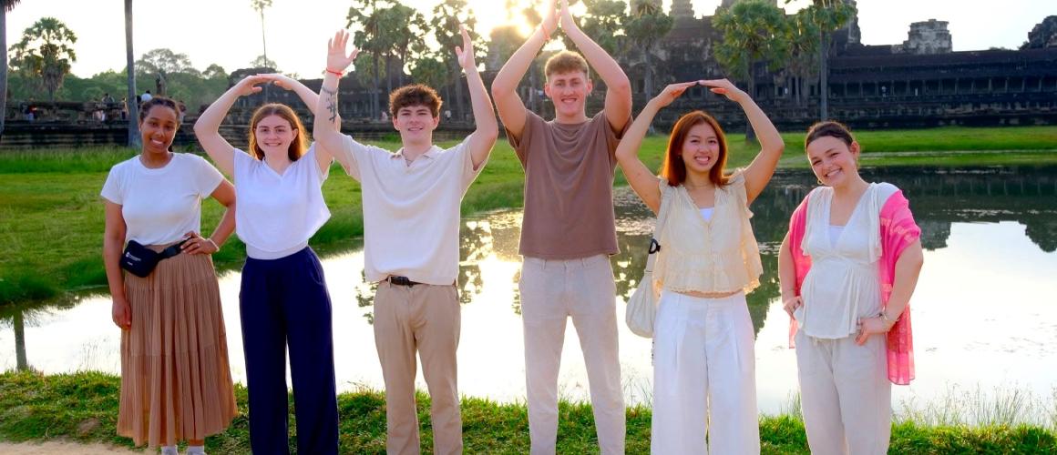 Students in Cambodia