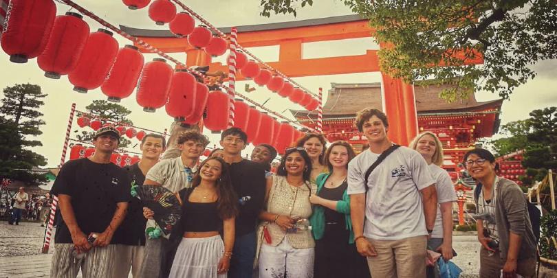 Group of students in Tokyo