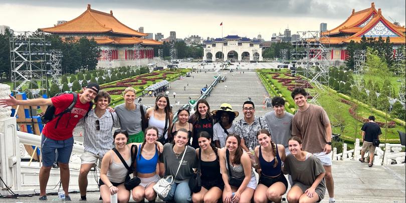 Group of students in Taiwan