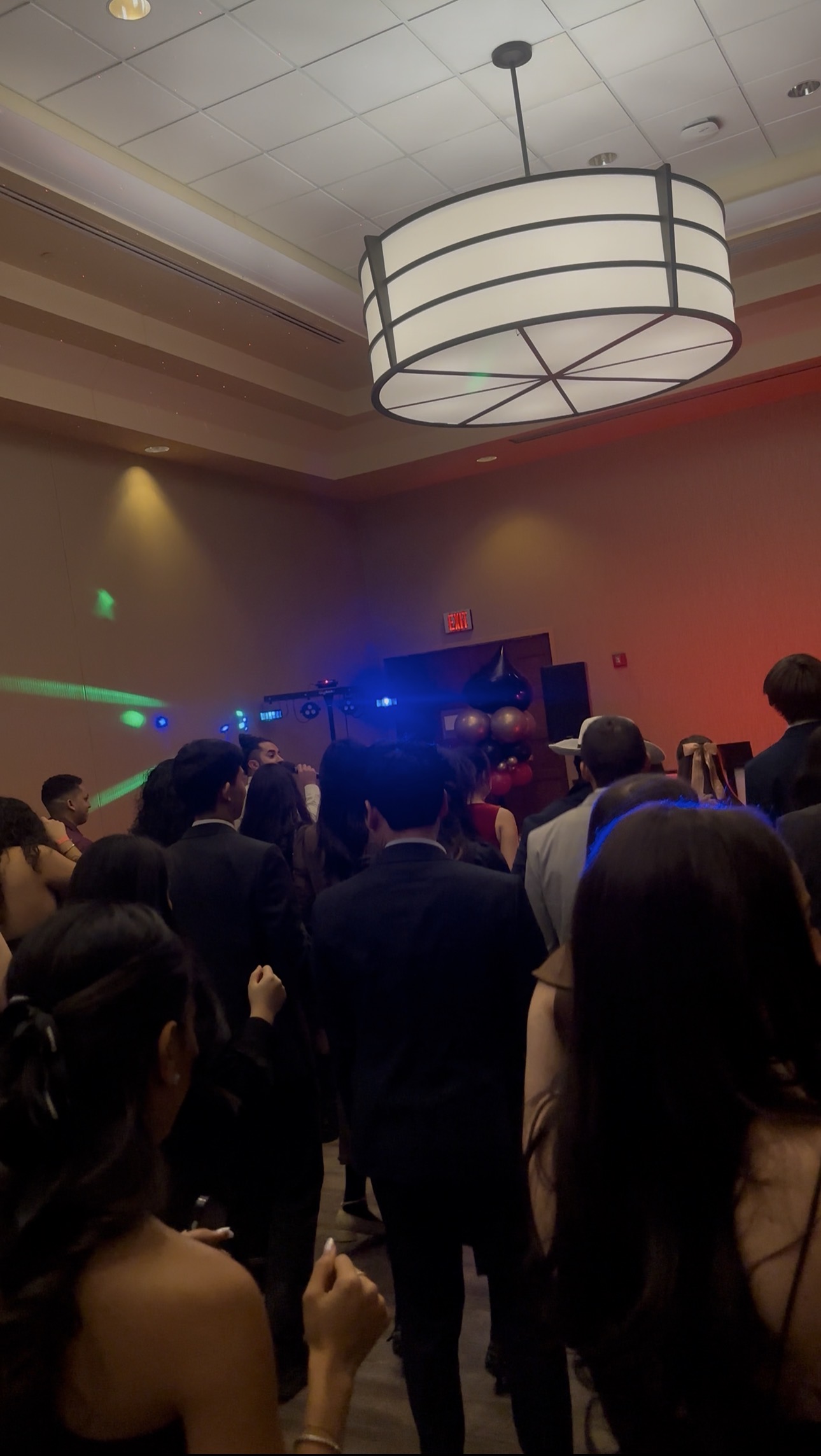 A picture on the dance floor