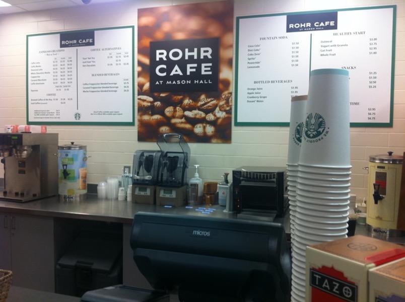 Rohr Cafe in Mason Hall 