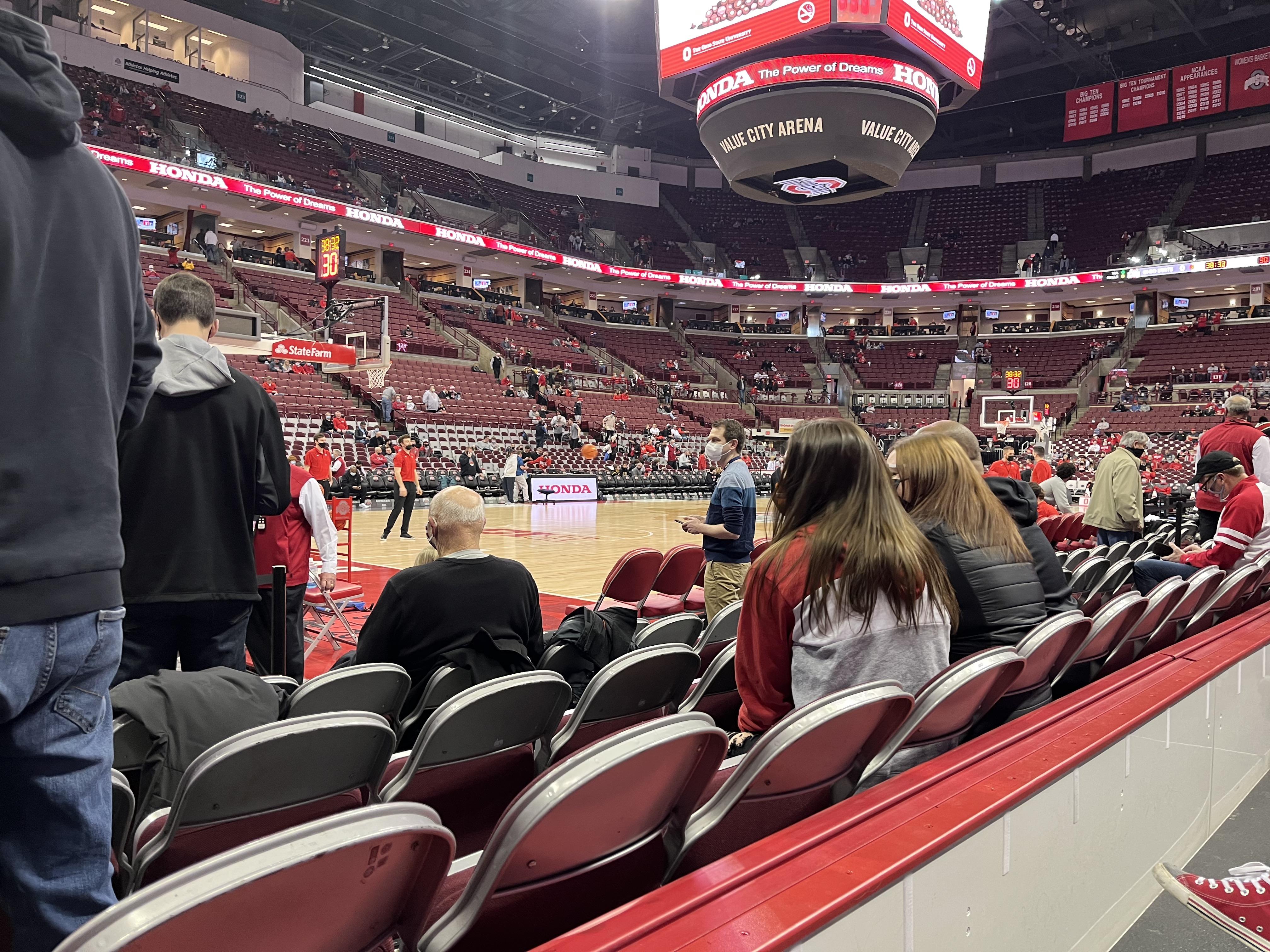 View from my seats in the Schott