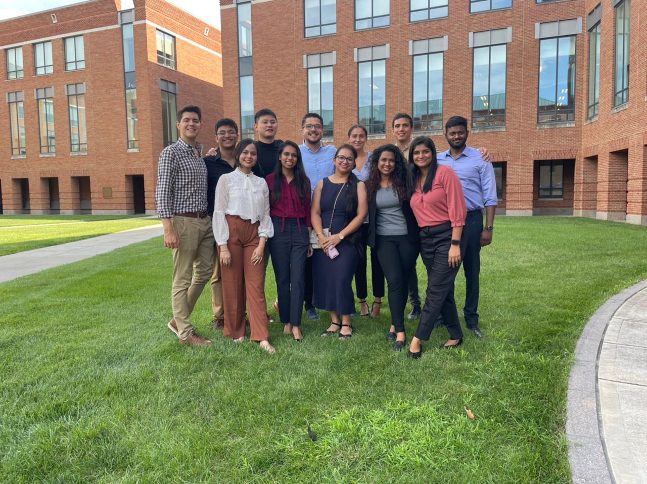 Group of International Students at orientation- August 2022