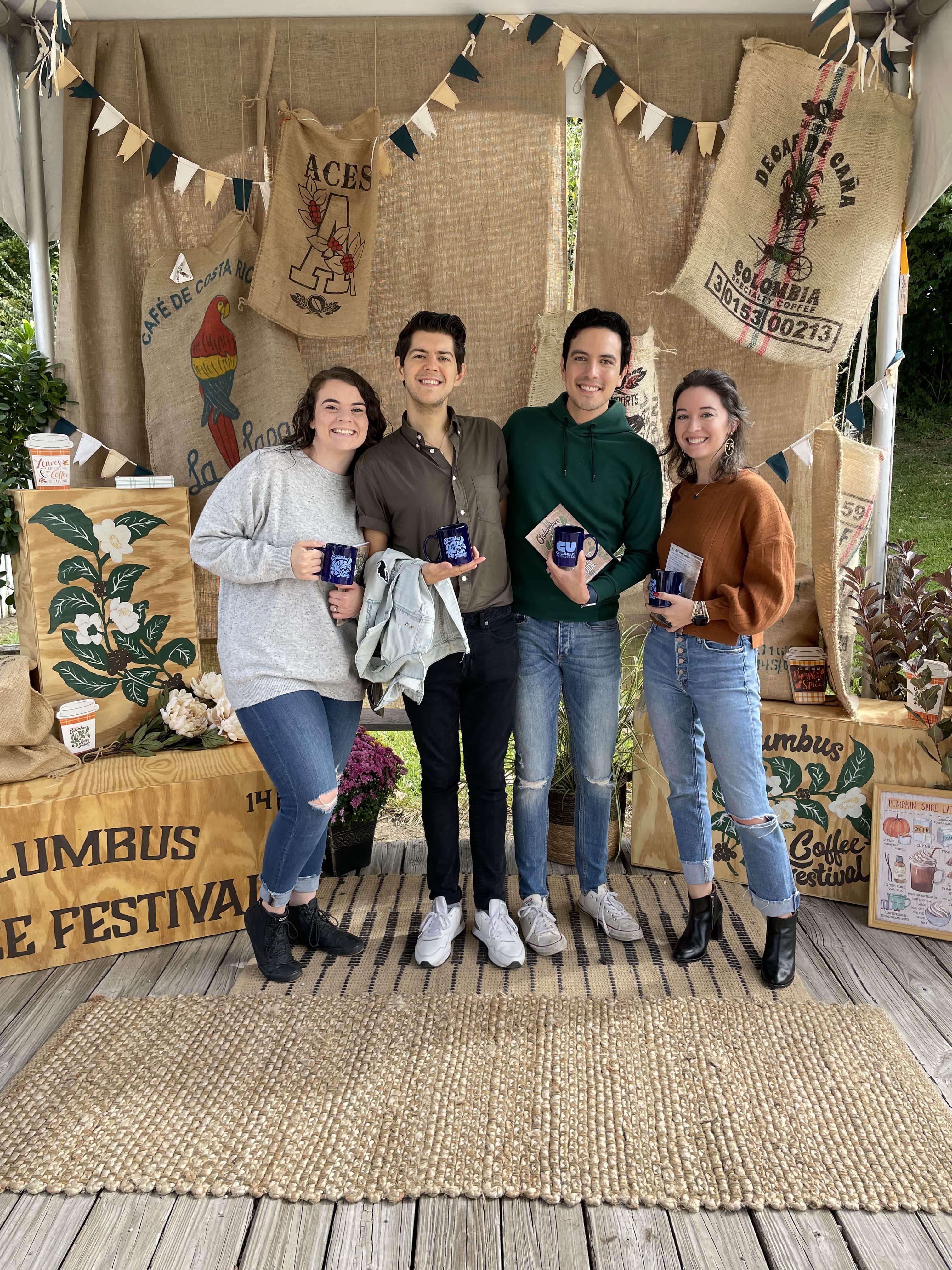 MBA students at the Columbus Coffee Festival