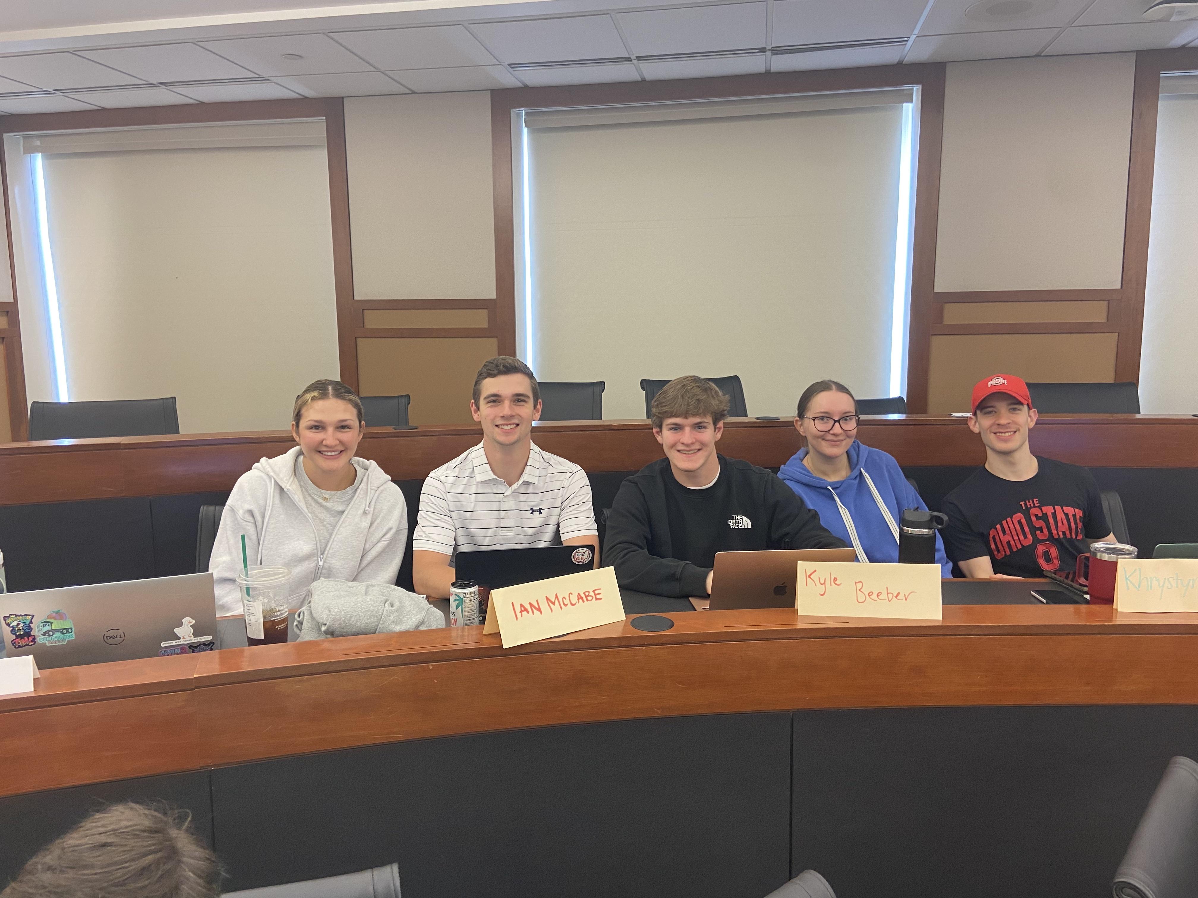 Some of the MAcc students that I work with everyday