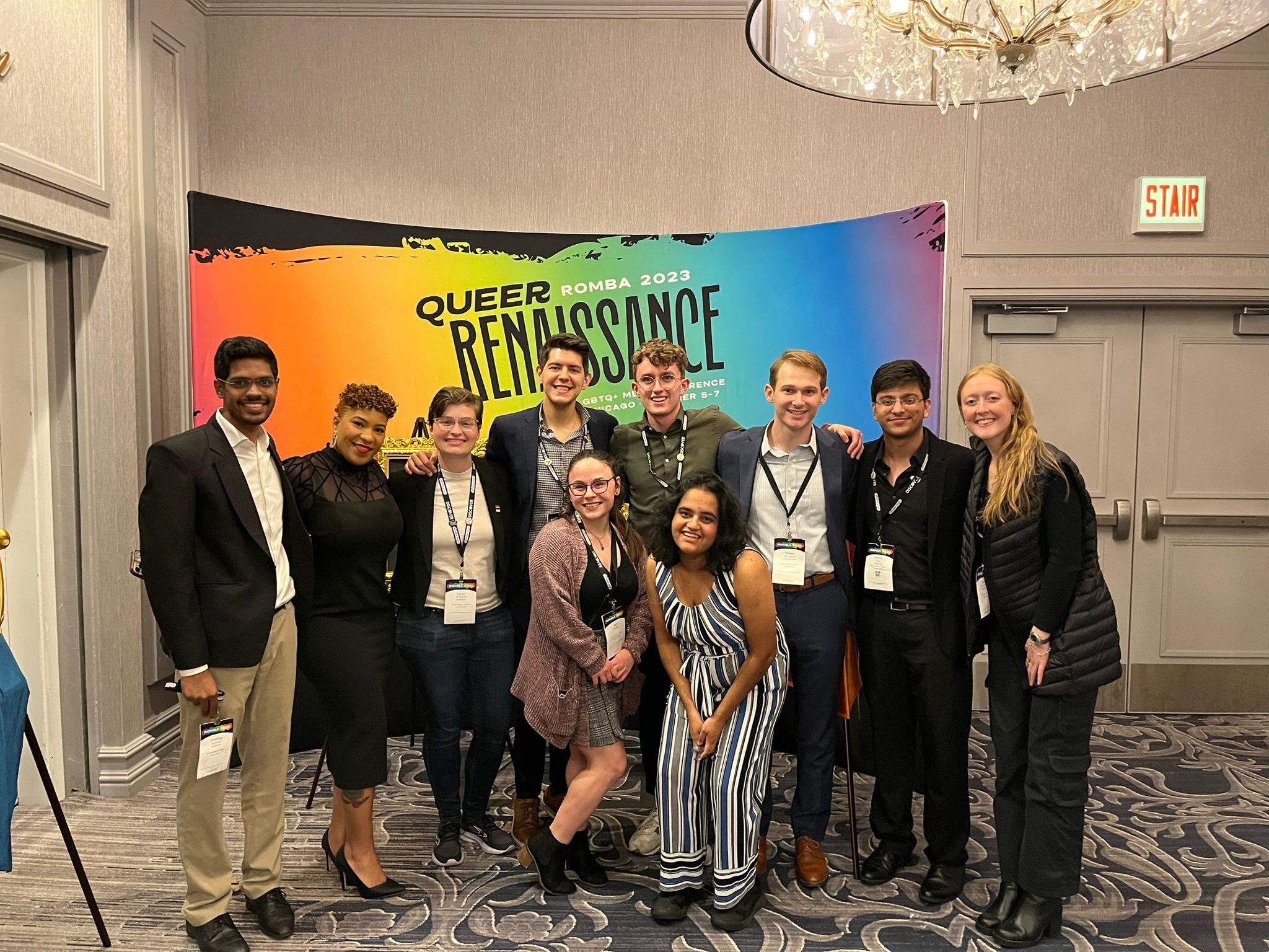Full-Time MBA students and Office of DEI staff at the 2023 ROMBA Conference.