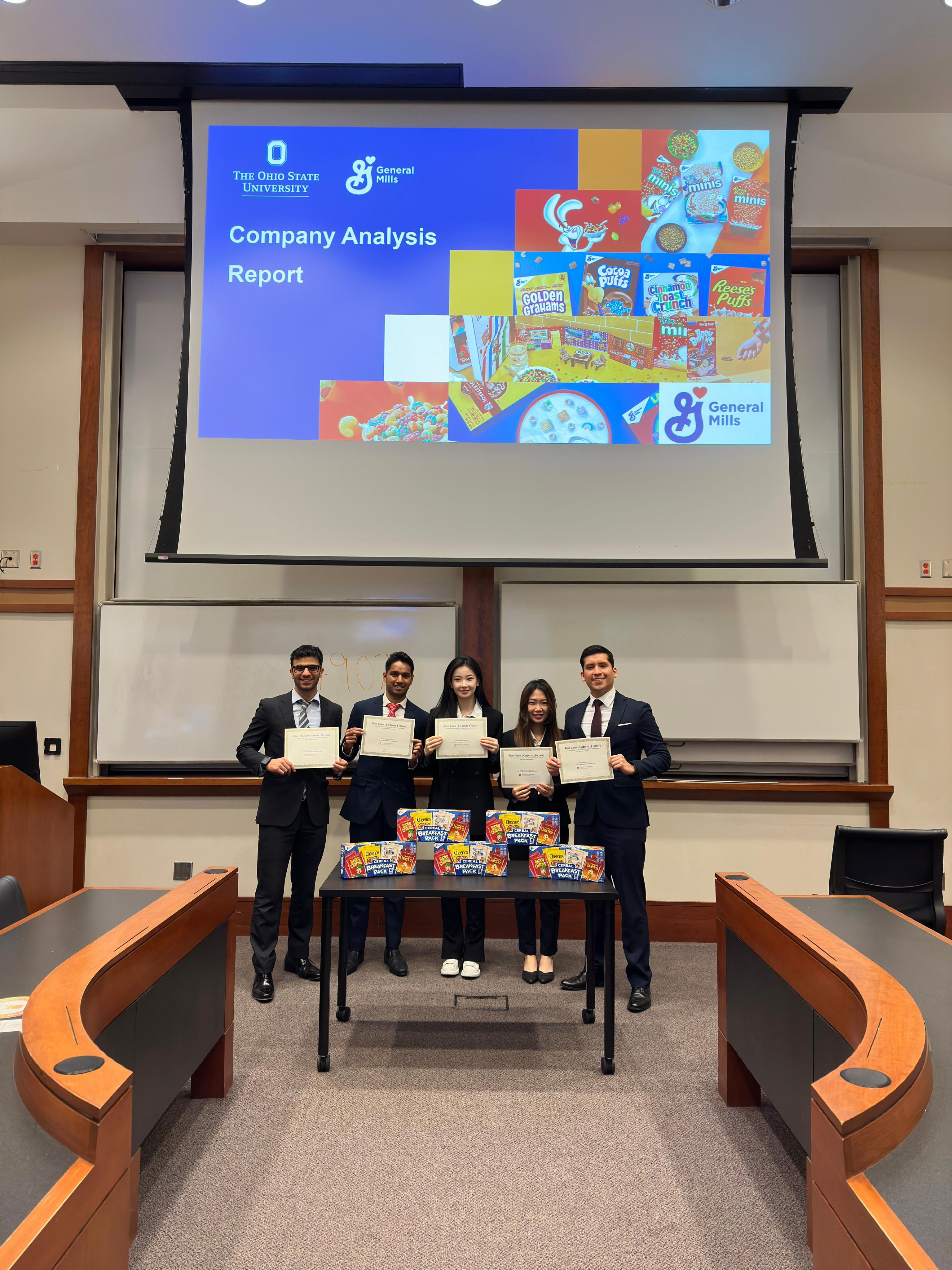 Best Presenting Team Award - General Mills