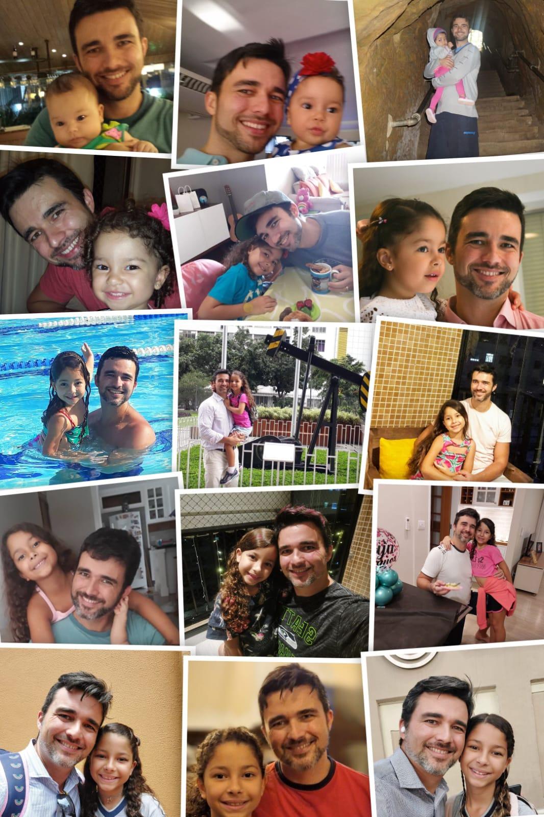 Sergio with his older daughter