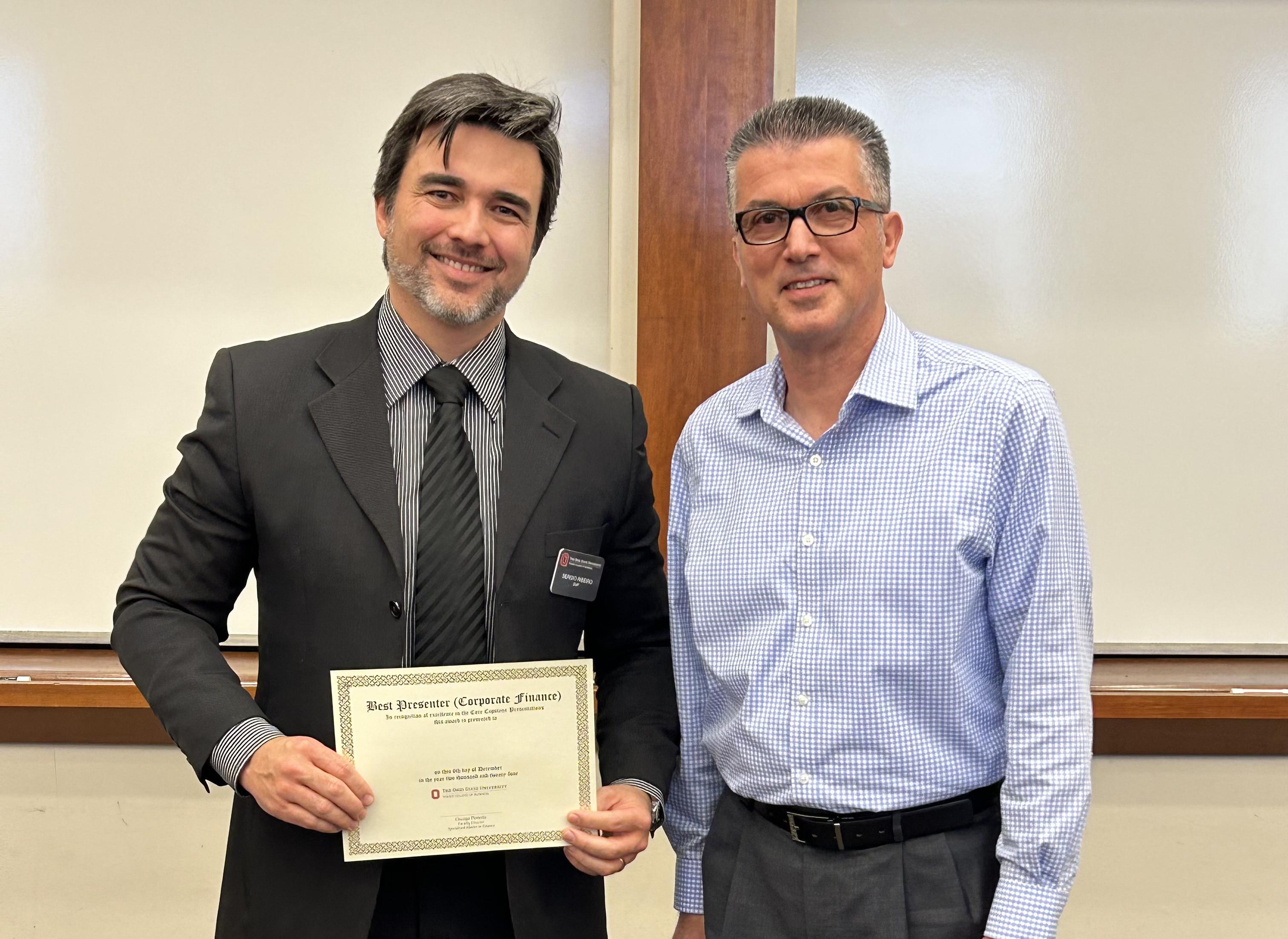 George Pinteris and Sergio Ribeiro da Silva