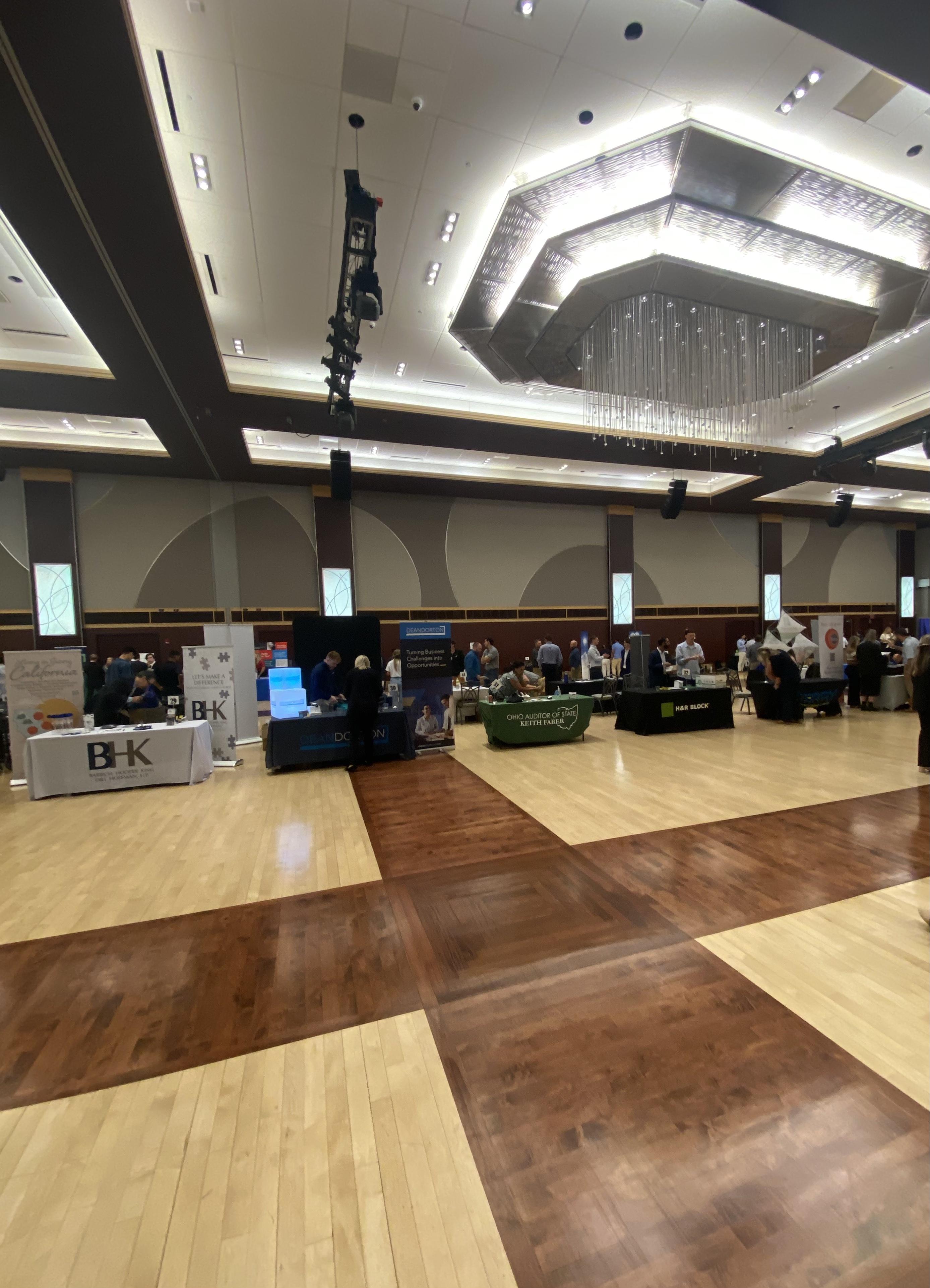Photo of accounting career fair
