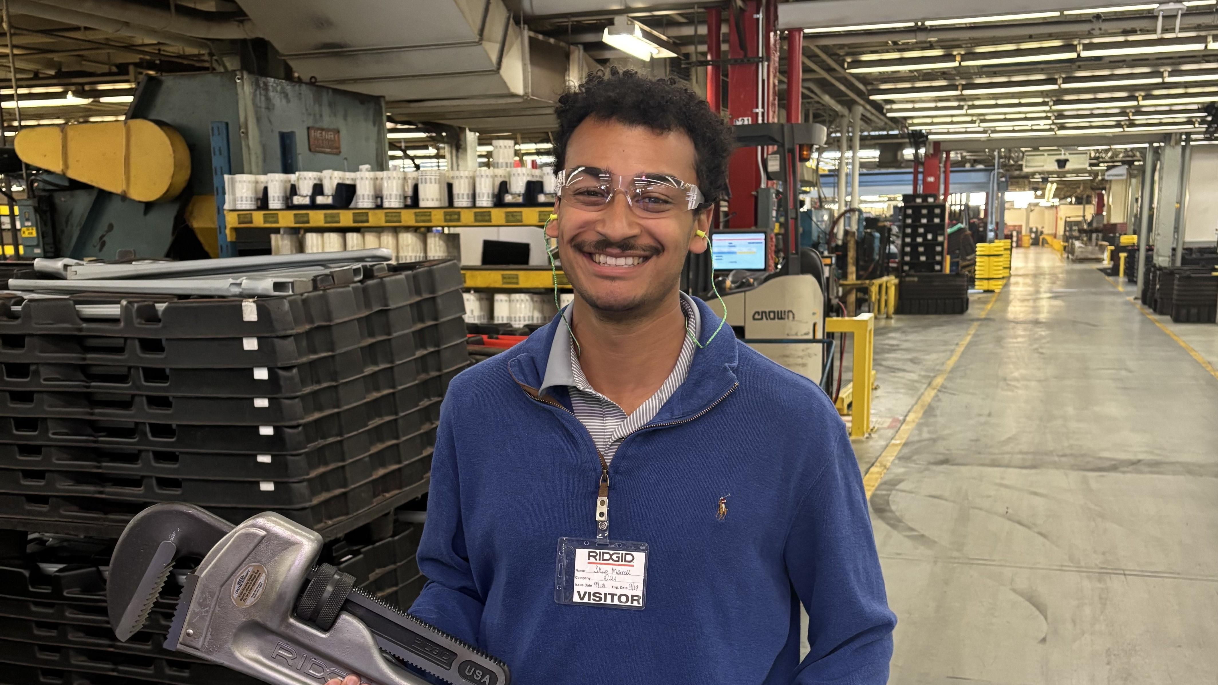 Exploring Ridgid production plant