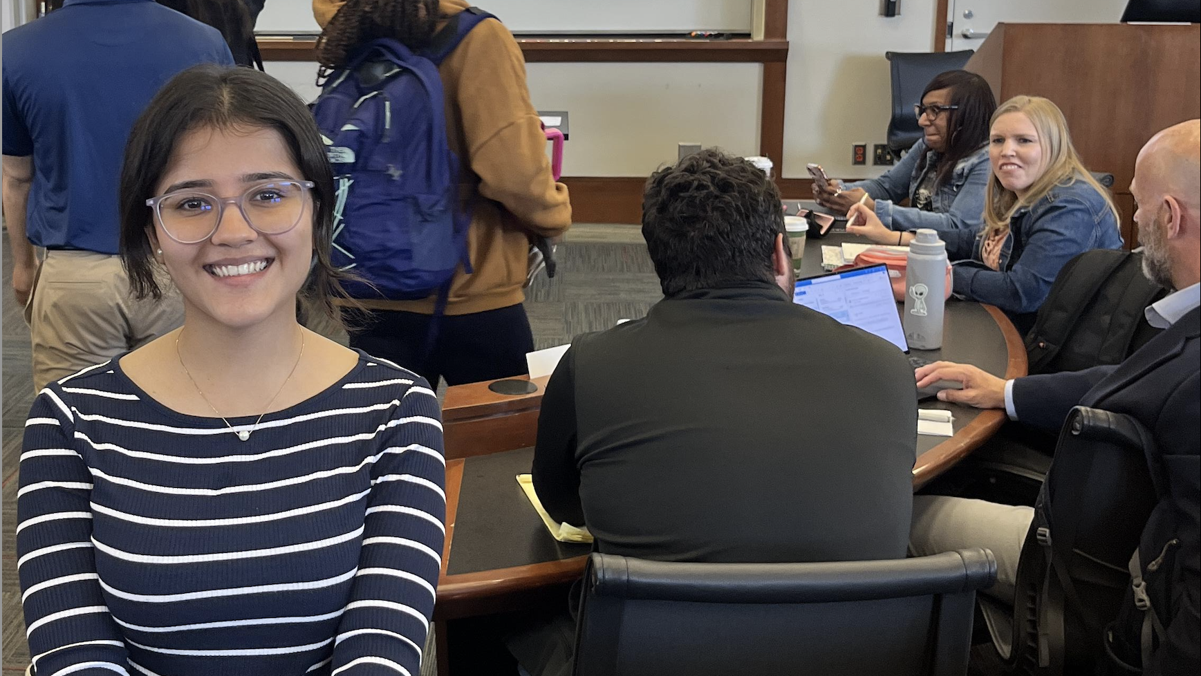 Rashi Sharma in class