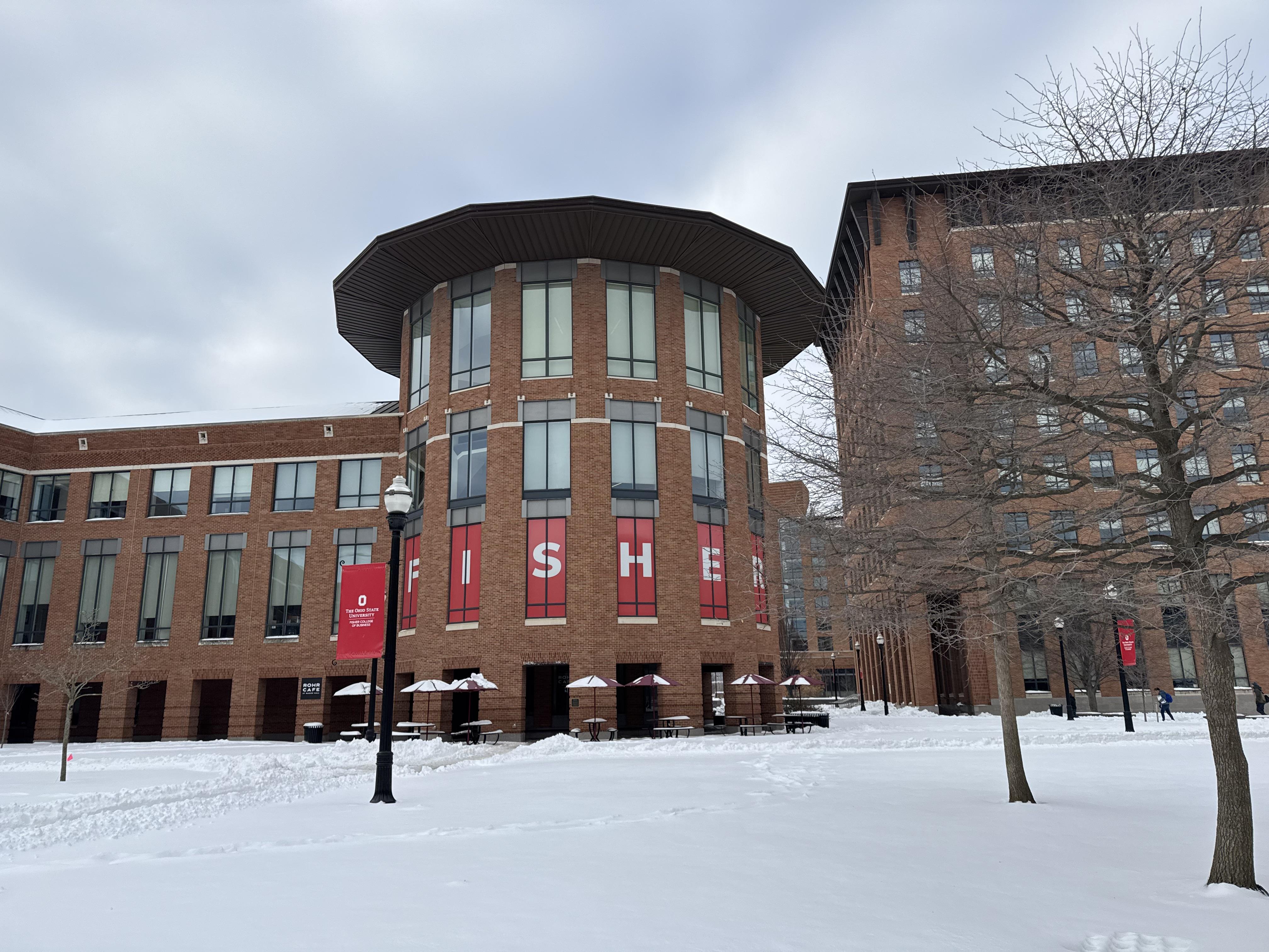Winter Fisher Courtyard