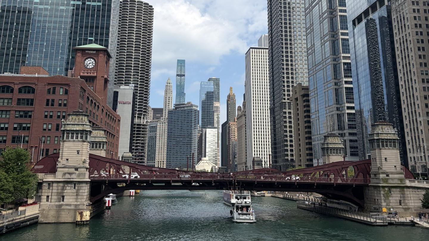 Chicago river walk