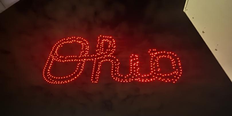 Ohio Drone Show at OU Football Game