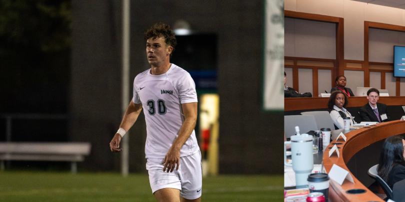 Student athlete to graduate student picture