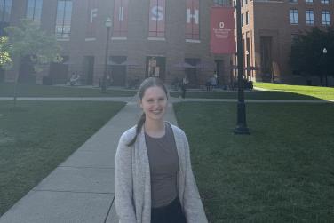 Photo in front of Fisher