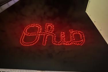 Ohio Drone Show at OU Football Game