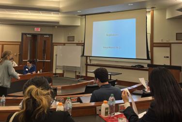 Class in Gerlach Hall