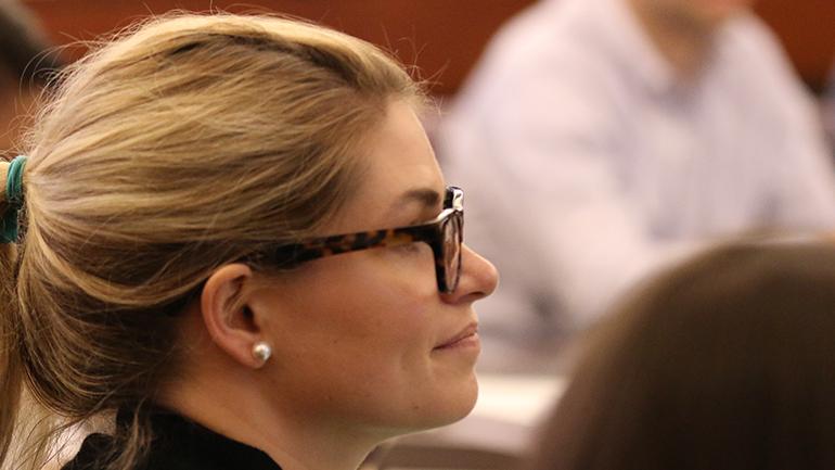 A female working professional MBA student