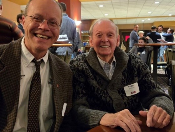 Brian Raison and Dr. Roger Blackwell