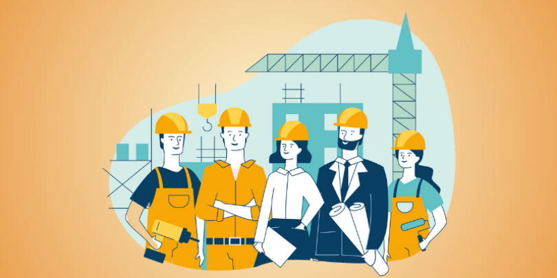 group of factory/construction workers