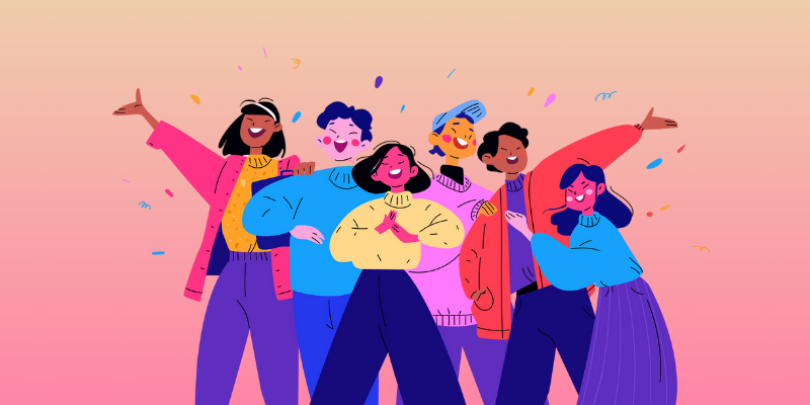 group of happy people