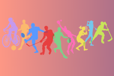 variety of sports players