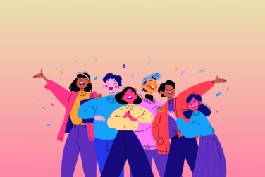 group of happy people