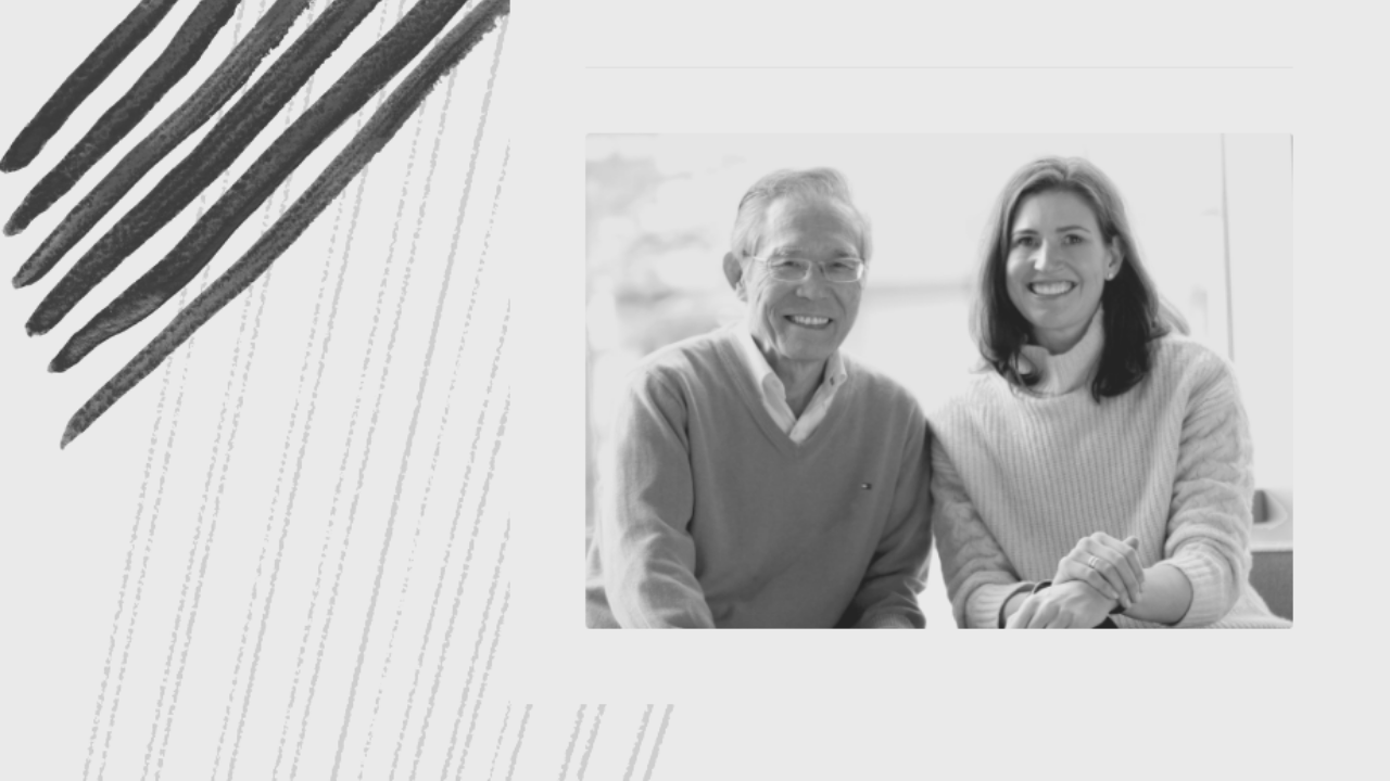 Katie Anderson and Toyota leader Isao Yoshino