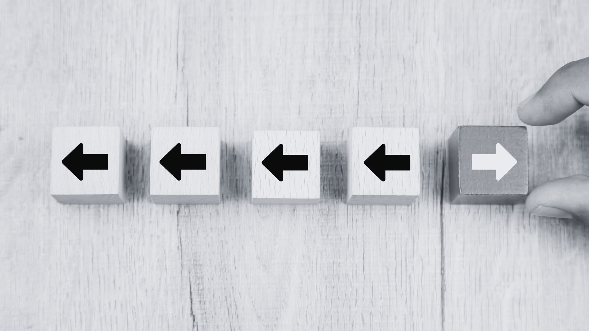 Arrows representing change